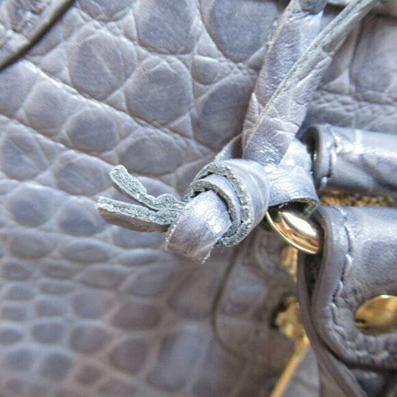 Balenciaga Giant City Shoulder Bag Leather Gray - Picture 8 of 8